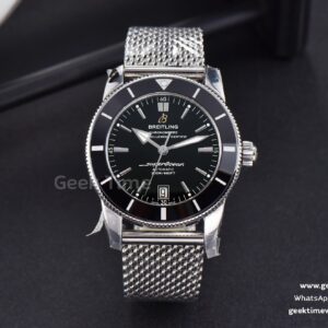 SuperOcean Heritage II GF 42mm cadran noir bracelet SS A2824