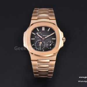 Nautilus 5712 41mm PPF RG Black Dial RG Bracelet A240 V2