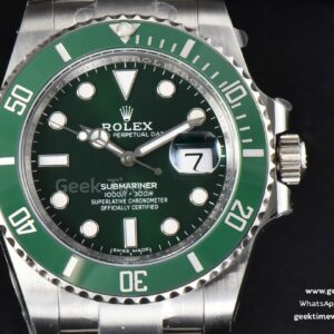 Submariner 116610 LV 40mm Clean Factory cerámica verde Hulk esfera verde brazalete SS VS3135