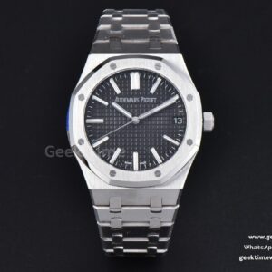 Royal Oak 15510 “50th Anniversary” APSF 41mm SS schwarzes Zifferblatt SS-Armband SA4302 Super Clone