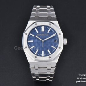 Royal Oak 15510 “50th Anniversary” APSF 41mm SS blaues Zifferblatt SS-Armband SA4302 Super Clone