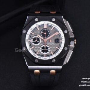 Royal Oak Offshore 44mm schwarze Keramik Germany Edition JF graues Zifferblatt Kautschukarmband A3126