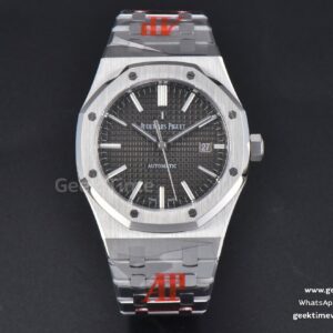 Royal Oak 15400 ORF 41mm schwarzes strukturiertes Zifferblatt SS-Armband A3120 Super Clone