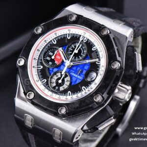 Royal Oak Offshore Grand Prix 44mm JF Real Forge Carbon Parts Blue Dial Leather Strap V3 A3126
