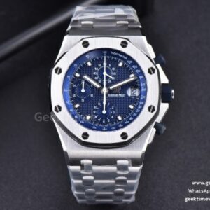 Royal Oak Offshore 26237ST SS JF 44mm blaues Zifferblatt SS-Armband A3126