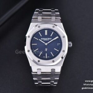 Royal Oak 15202 XF 39mm blaues strukturiertes Zifferblatt SS-Armband A2121