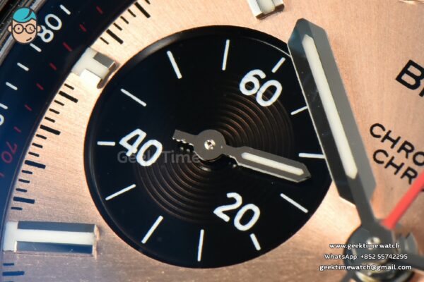 Chronomat B01 42MM GF RG/Black Dial SS Bracelet 7750 - Image 6