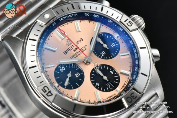 Chronomat B01 42MM GF RG/Black Dial SS Bracelet 7750 - Image 11