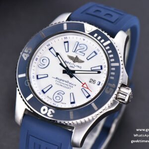 Superocean Automatic TF 44MM Blue Dial Blue Rubber Strap A2824