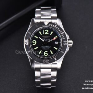SuperOcean Automatic TF 44mm Black Dial SS Bracelet A2824