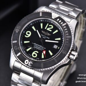 Superocean Automatic TF 44MM Black Dial SS Bracelet A2824