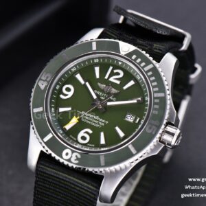 Superocean Automatic TF 44MM Green Dial Green Bezel Green Nylon Strap A2824