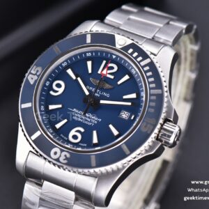 Superocean Automatic TF 44MM Blue Dial SS Bracelet A2824