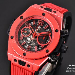 Big Bang Unico Red Magic 44mm ZF Ceramic Skeleton Dial Red Rubber Strap A1280