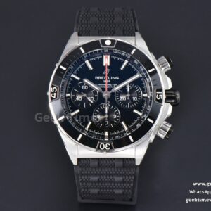 Chronomat B01 44mm BLSF Black Bezel Black Dial Rubber Strap 7750