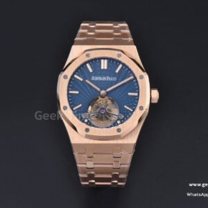 Royal Oak Tourbillon 41mm R8F RG esfera azul brazalete RG Flying Tourb V2