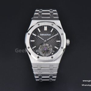 Royal Oak Tourbillon 41mm R8F SS graues Zifferblatt SS-Armband Flying Tourb V2
