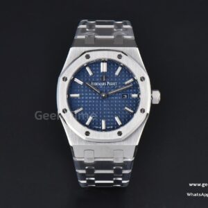 Royal Oak Ladies 67650ST 33mm ZF SS esfera azul brazalete SS Quartz