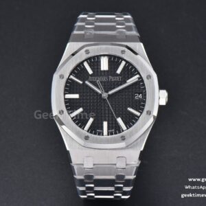 Royal Oak 15510 41mm ’50th Anniversary’ ZF esfera negra brazalete SS SA4302
