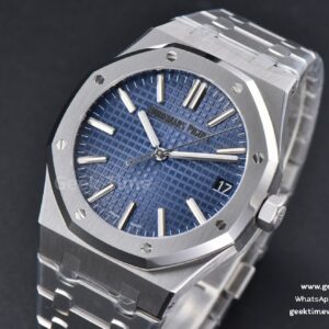 Royal Oak 15510 41mm ’50th Anniversary’ ZF Blue Dial SS Bracelet SA4302