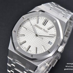Royal Oak 15510 41mm ’50th Anniversary’ ZF White Dial SS Bracelet SA4302
