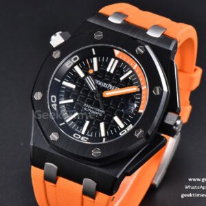 Royal Oak Offshore Diver 42mm IPF Black/Orange Dial Orange Rubber Strap MY9015