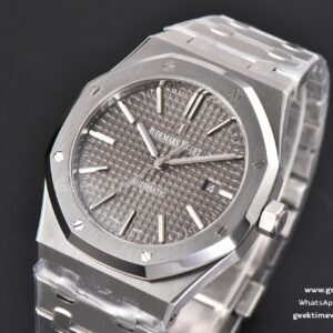 Royal Oak 41mm 15400 ZF Gray Textured Dial SS Bracelet A3120 Super Clone