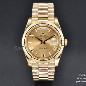 Day-Date 40mm YG Clean Factory - CF YG Dial Roma Marker President Bracelet A2836