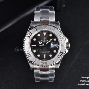 Yacht-Master 126622 904L GMF 40mm rhodiumfarbenes Zifferblatt SS-Armband VR3235