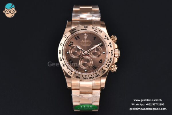 Daytona 116505 RG APSF Brown Dial Digital Marker RG Bracelet SH4130 - Image 2