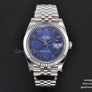 DateJust 41mm 126334 Clean CF Blue Roma Marker Jubilee Bracelet VR3235