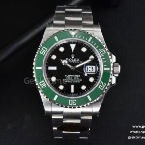 Submariner 126610 LV 41mm Clean Factory Green Ceramic Black Dial SS Bracelet VR3235