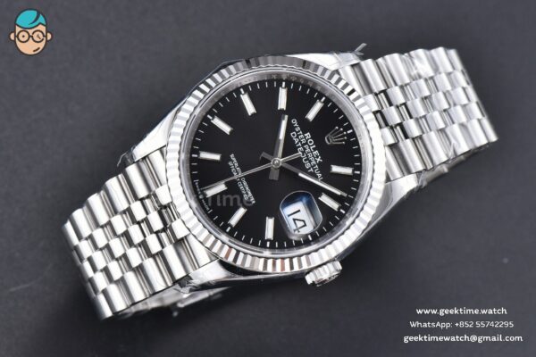 DateJust 36MM 126234 904L VSF Black Dial Lume Marker Jubilee Bracelet VS3235 - Image 5
