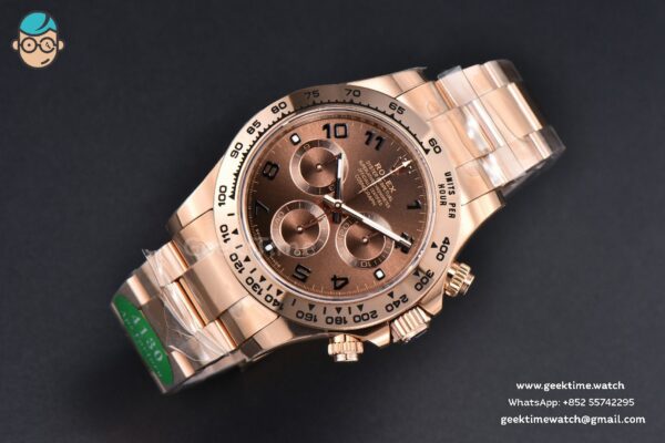 Daytona 116505 RG APSF Brown Dial Digital Marker RG Bracelet SH4130 - Image 4