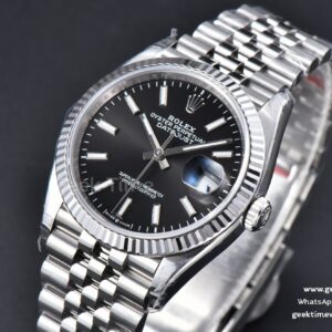 DateJust 36MM 126234 904L VSF Black Dial Lume Marker Jubilee Bracelet VS3235