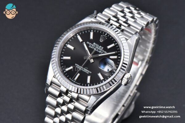 DateJust 36MM 126234 904L VSF Black Dial Lume Marker Jubilee Bracelet VS3235