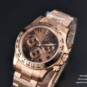 Daytona 116505 RG APSF Brown Dial Digital Marker RG Bracelet SH4130