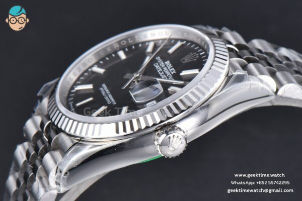 DateJust 36MM 126234 904L VSF Black Dial Lume Marker Jubilee Bracelet VS3235 - Image 7