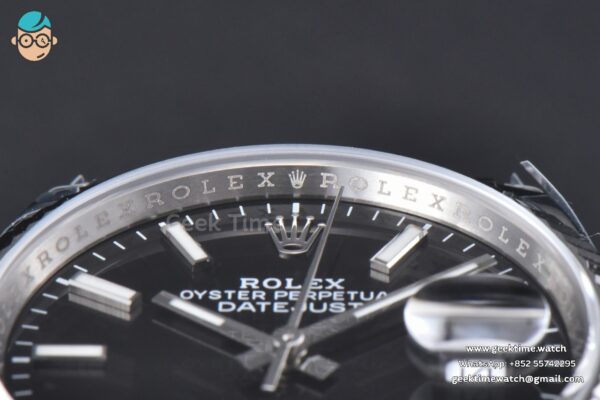 DateJust 36MM 126234 904L VSF Black Dial Lume Marker Jubilee Bracelet VS3235 - Image 8