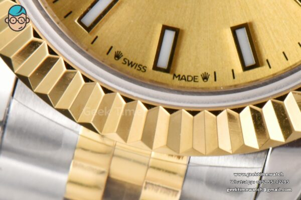 DateJust 28MM Ladies WF YG/SS YG Dial Jubilee Bracelet A2236 - Image 7