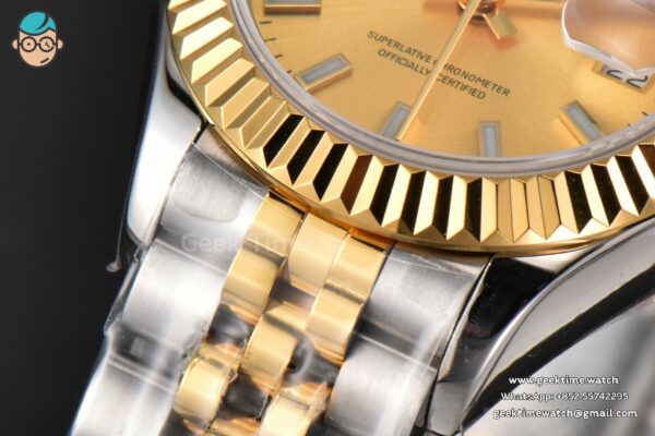 DateJust 28MM Ladies WF YG/SS YG Dial Jubilee Bracelet A2236 - Image 9