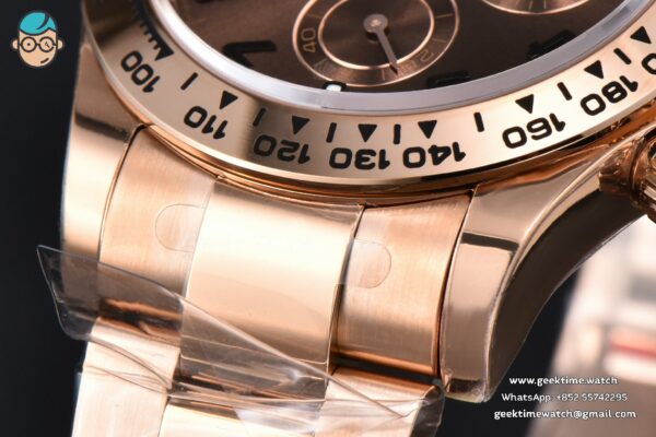 Daytona 116505 RG APSF Brown Dial Digital Marker RG Bracelet SH4130 - Image 10