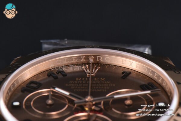 Daytona 116505 RG APSF Brown Dial Digital Marker RG Bracelet SH4130 - Image 12