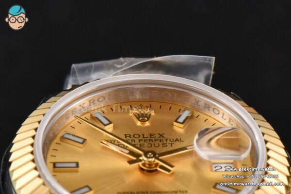 DateJust 28MM Ladies WF YG/SS YG Dial Jubilee Bracelet A2236 - Image 12