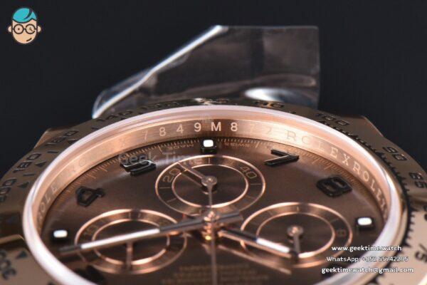 Daytona 116505 RG APSF Brown Dial Digital Marker RG Bracelet SH4130 - Image 13
