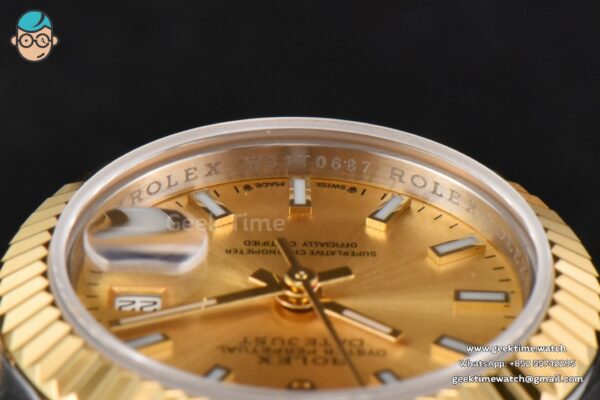 DateJust 28MM Ladies WF YG/SS YG Dial Jubilee Bracelet A2236 - Image 13