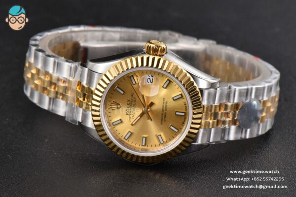 DateJust 28MM Ladies WF YG/SS YG Dial Jubilee Bracelet A2236 - Image 14