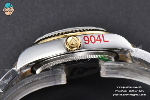 DateJust 31MM 904L YG GMF Fluted Bezel Green Flowers Dial Oyster Bracelet A2824 - Image 16