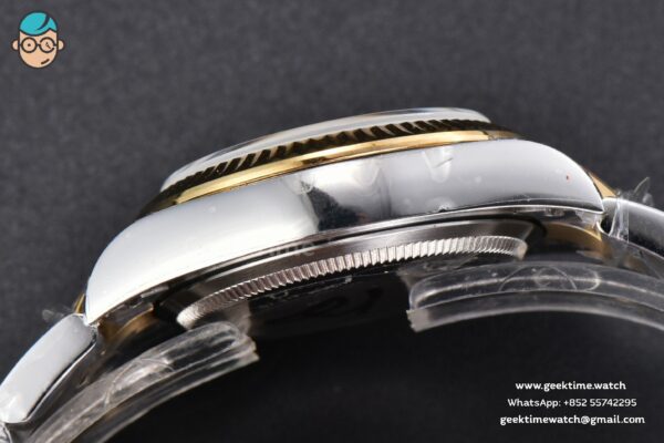 DateJust 31MM 904L YG GMF Fluted Bezel Green Flowers Dial Oyster Bracelet A2824 - Image 17