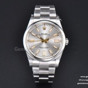 Oyster Perpetual 124300 41mm VSF 904L silberfarbenes Zifferblatt Oyster-Armband VS3235